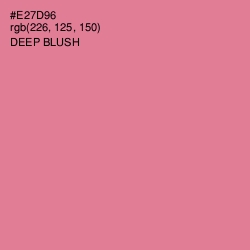 #E27D96 - Deep Blush Color Image